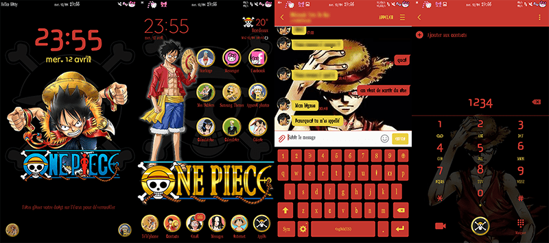 go sms pro themes one piece