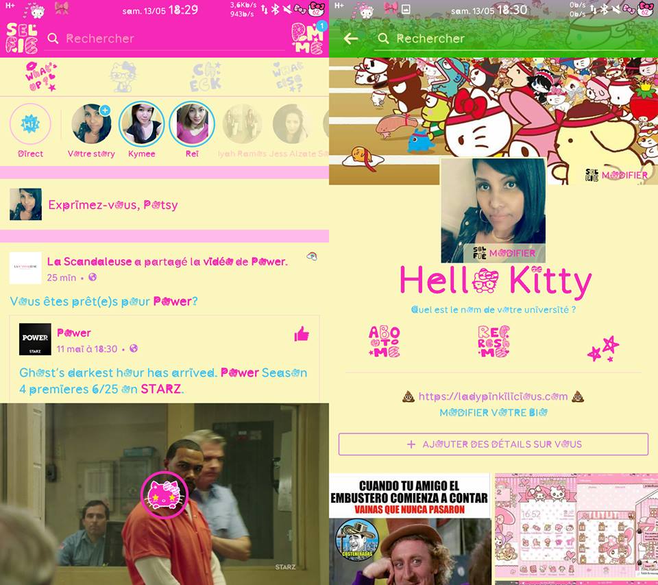 Hello Kitty Twins Facebook LITE - Ladypinkilicious