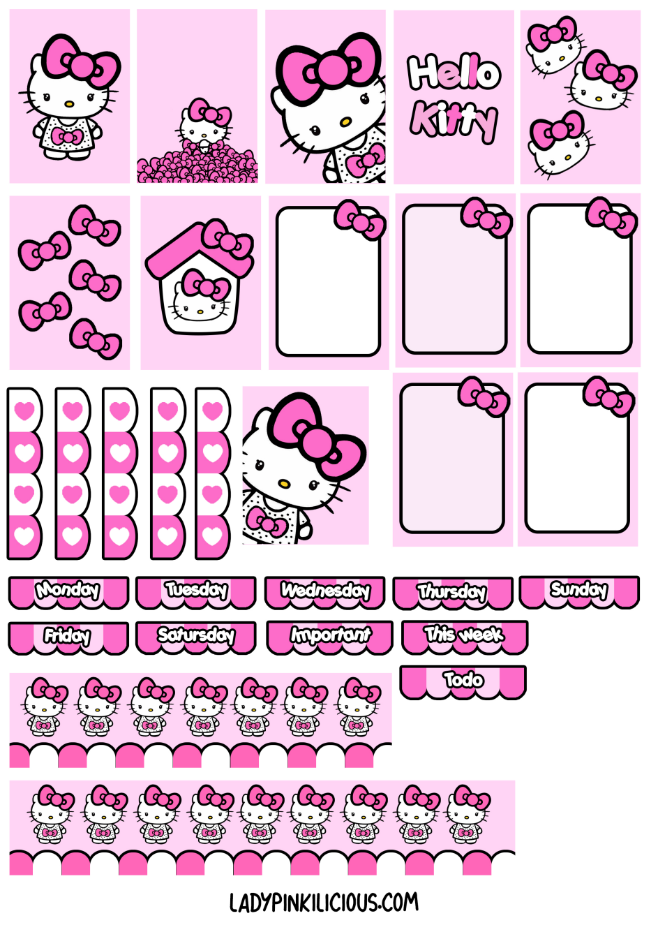 Hello Kitty Kit Erin Condren – Ladypinkilicious