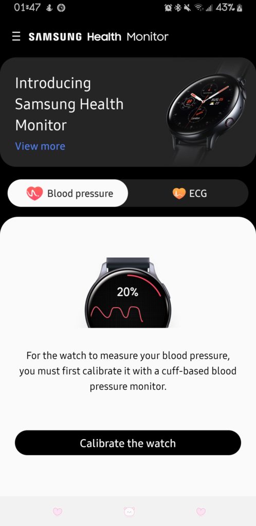 Samsung health monitor