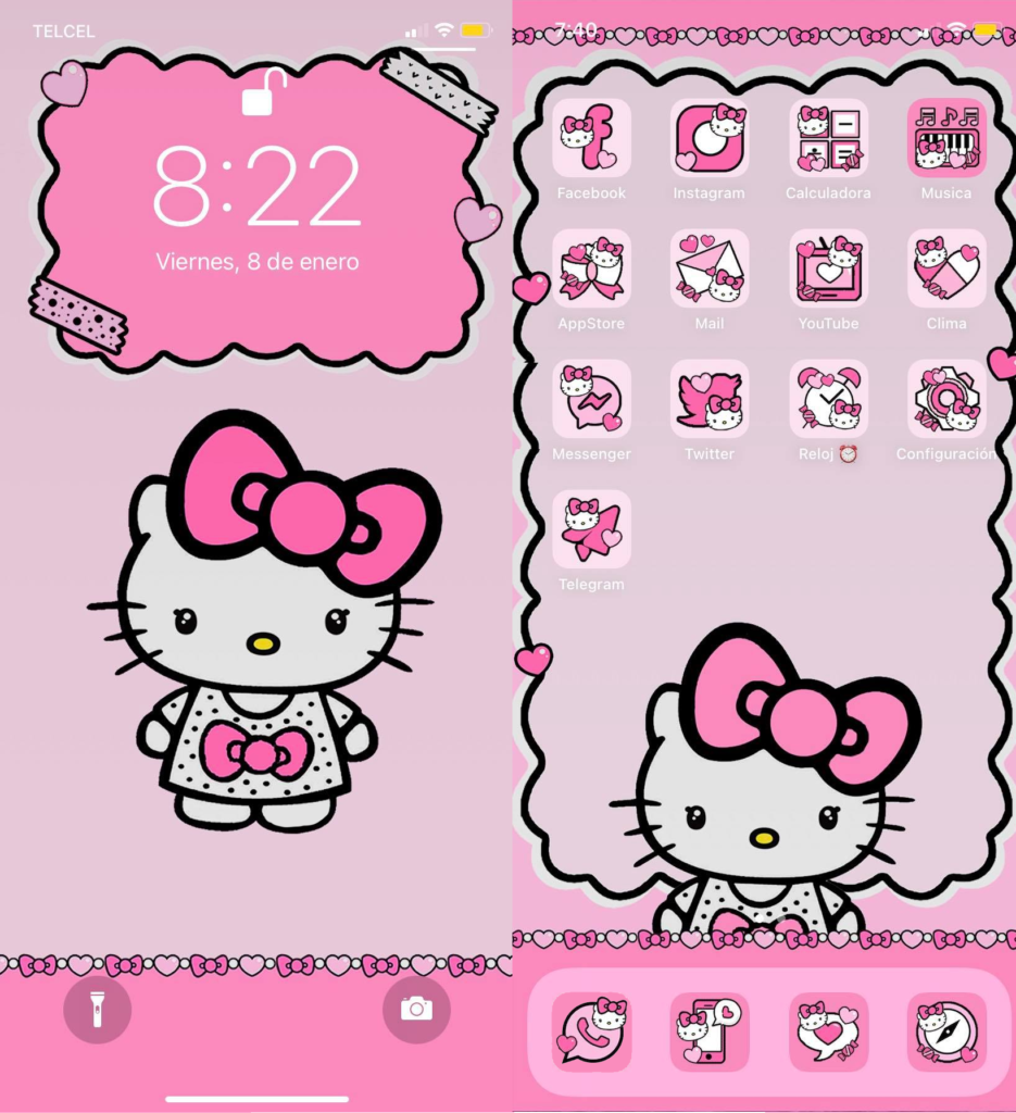 Hello Kitty Iphone Themes Ladypinkilicious